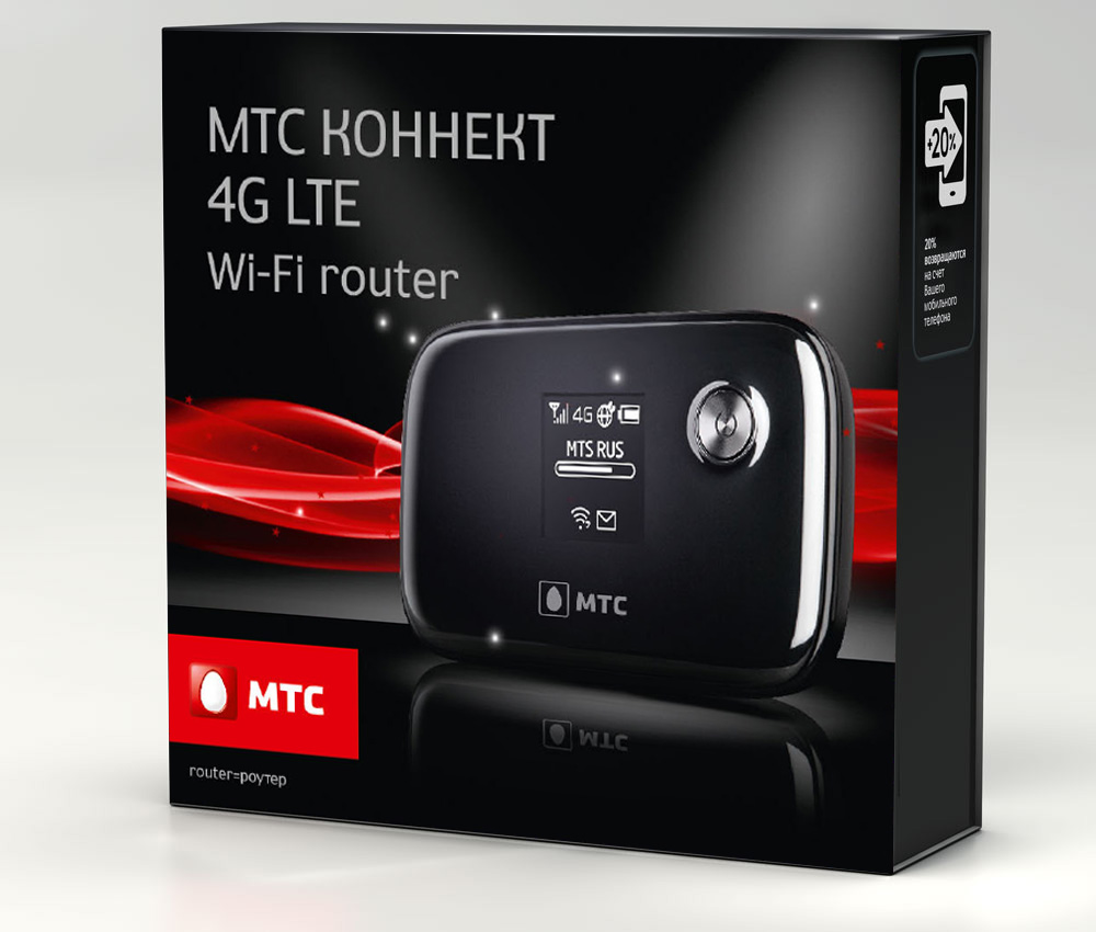 4G LTE Wi Fi router box