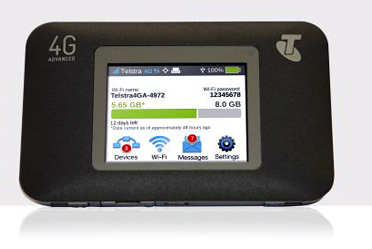 Telstra 4G Wi Fi Advanced web